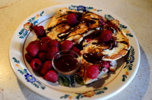 Pyszne placuszki malinowe :)