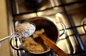 Zapiekana owsianka z malinami