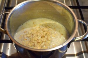 Bananowo-orzechowa owsianka :)