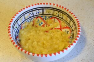 Bananowo-orzechowa owsianka :)