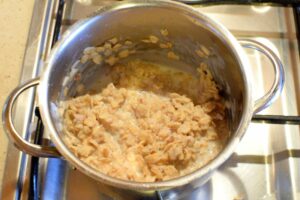 Bananowo-orzechowa owsianka :)