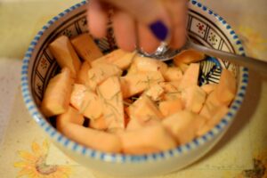 Dietetyczne frytki, czyli pieczone bataty