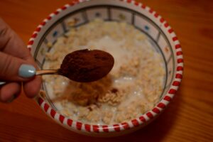 Dietetyczna czekoladowa owsianka