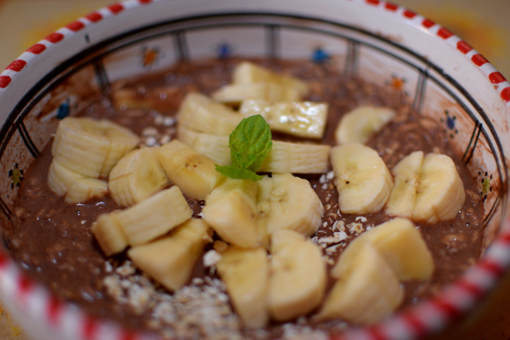 Dietetyczna czekoladowa owsianka