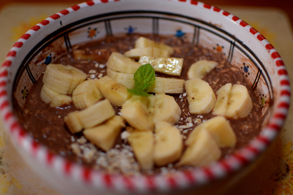 Dietetyczna czekoladowa owsianka