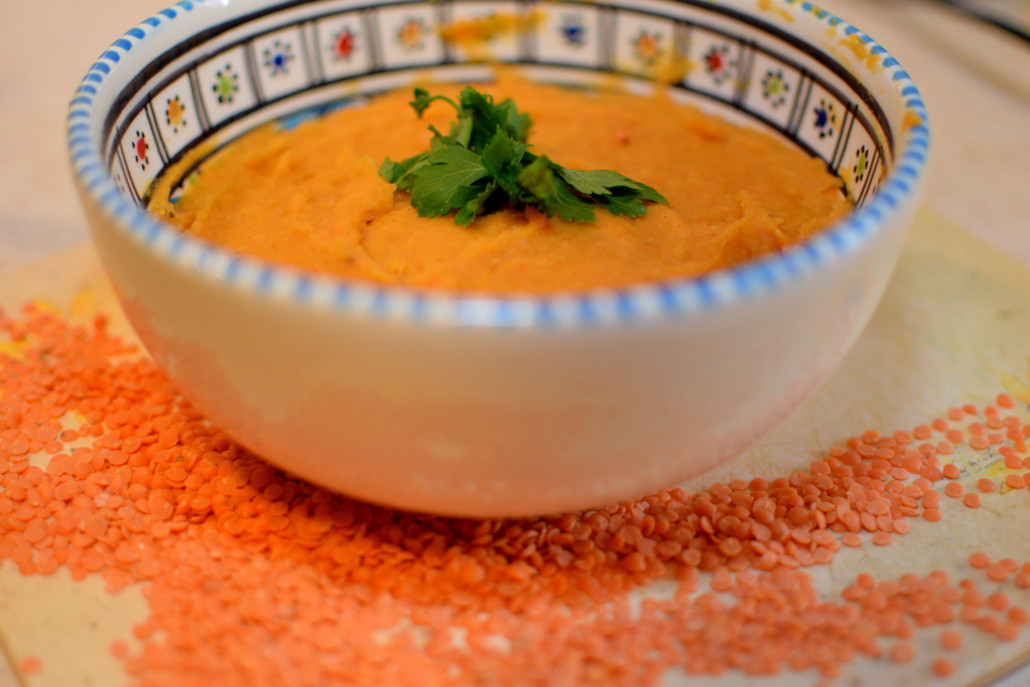 Zupa krem z czerwonej soczewicy