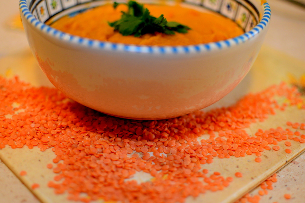 Zupa krem z czerwonej soczewicy