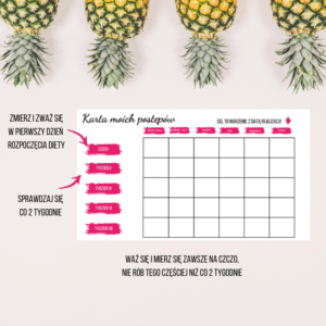 karta postępów diety