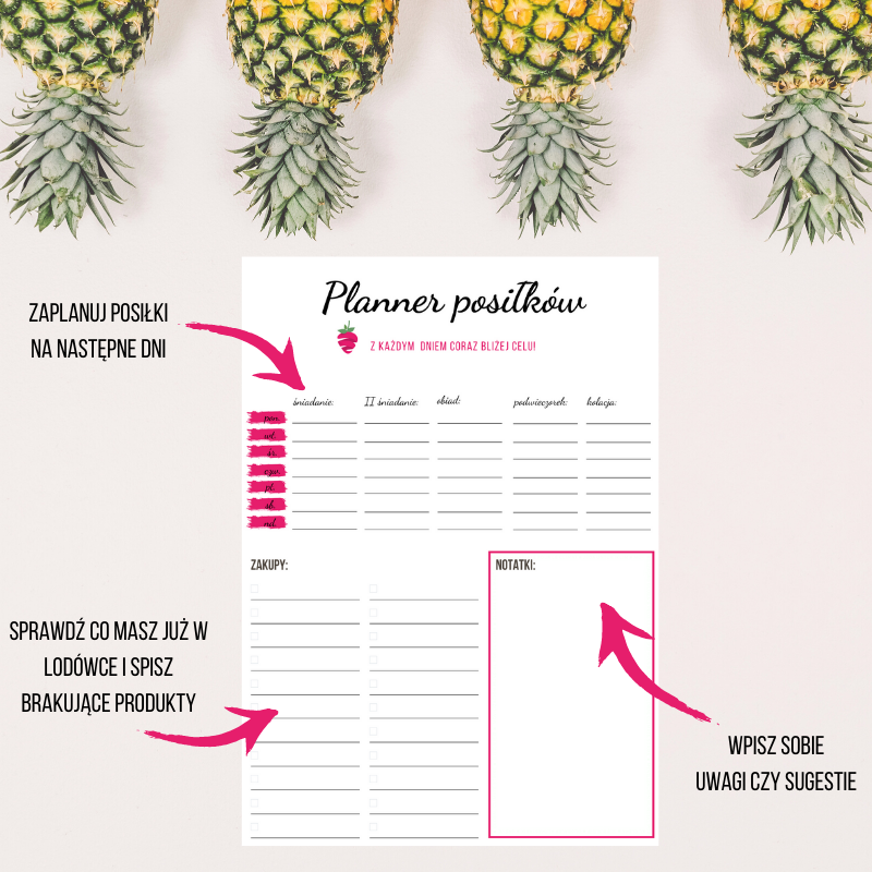 planner fit posiłków