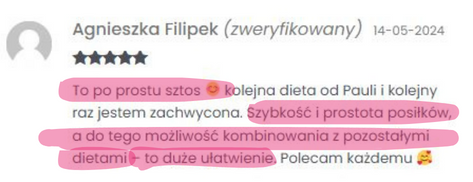 Opinia o diecie dla zabieganych I edycja Dietetycznie Zakręcona