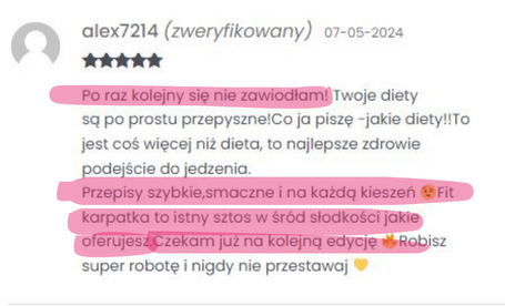 Opinia o diecie dla zabieganych I edycja Dietetycznie Zakręcona