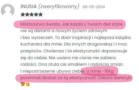 Opinia o diecie dla zabieganych I edycja Dietetycznie Zakręcona