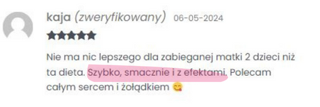 Opinia o diecie dla zabieganych I edycja Dietetycznie Zakręcona