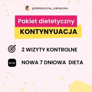 Pakiet dietetyczny kontynuacja
