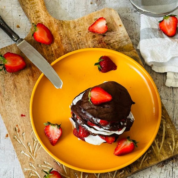 Pancakes Brownie Dieta dla zabieganych Dietetycznie Zakręcona